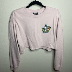 Cropped Forever 21 Taco Bell Sweatshirt